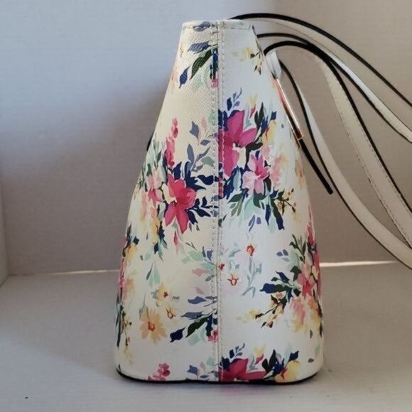 Aldo Floral Shoulder Bag Handbag Purse Satchel Vegan Leather WOMEN'S WOMAN'S - Picture 3 of 16